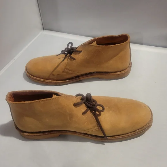 Astorflex Chukka Boot Men 44 Brown Leather Greenflex Italy US 11 - Picture 1 of 5